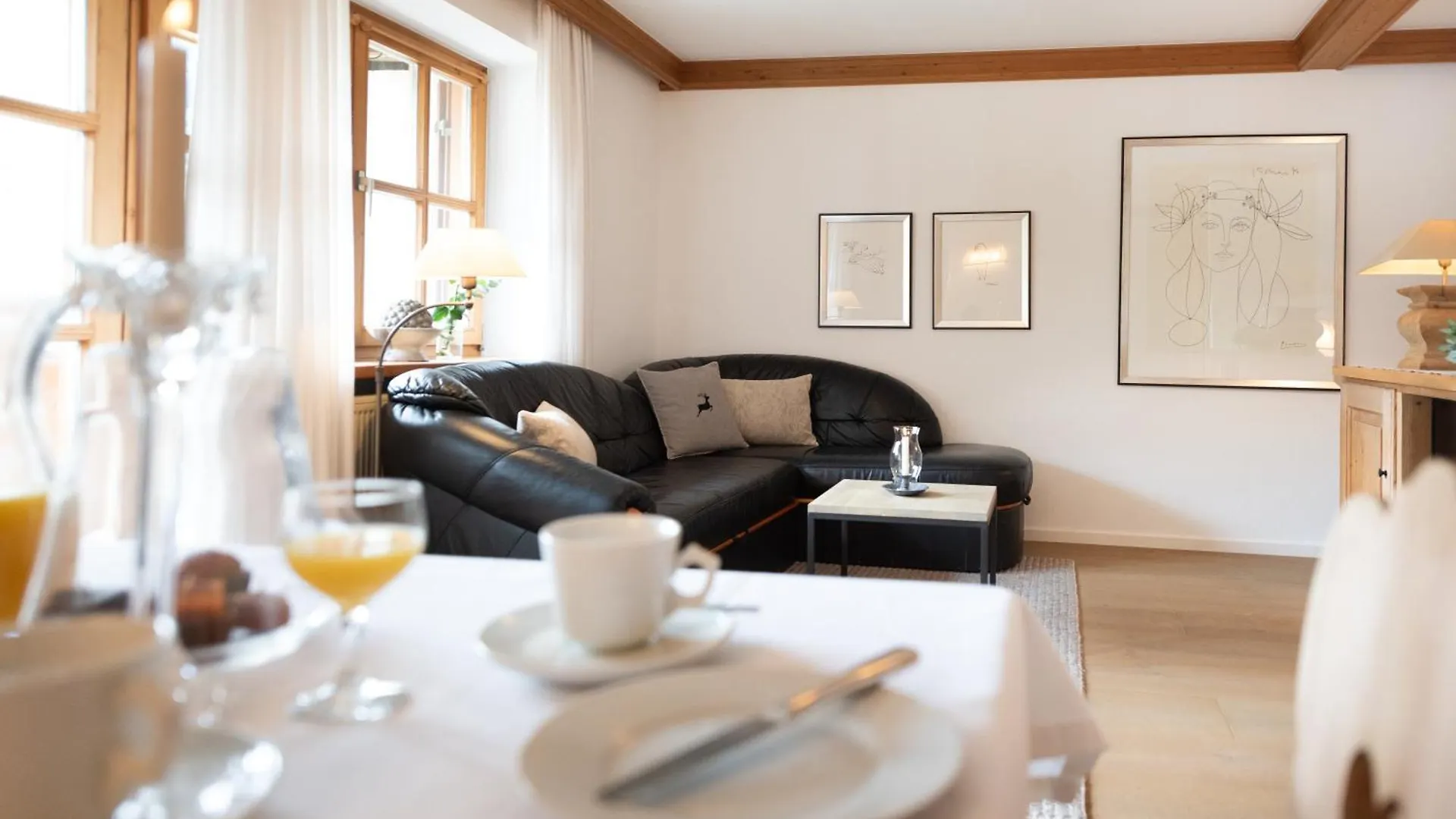 Haus Lesch - Stilvolle Appartements Mit Tollem Bergblick In Kreuth Am Tegernsee 0*,